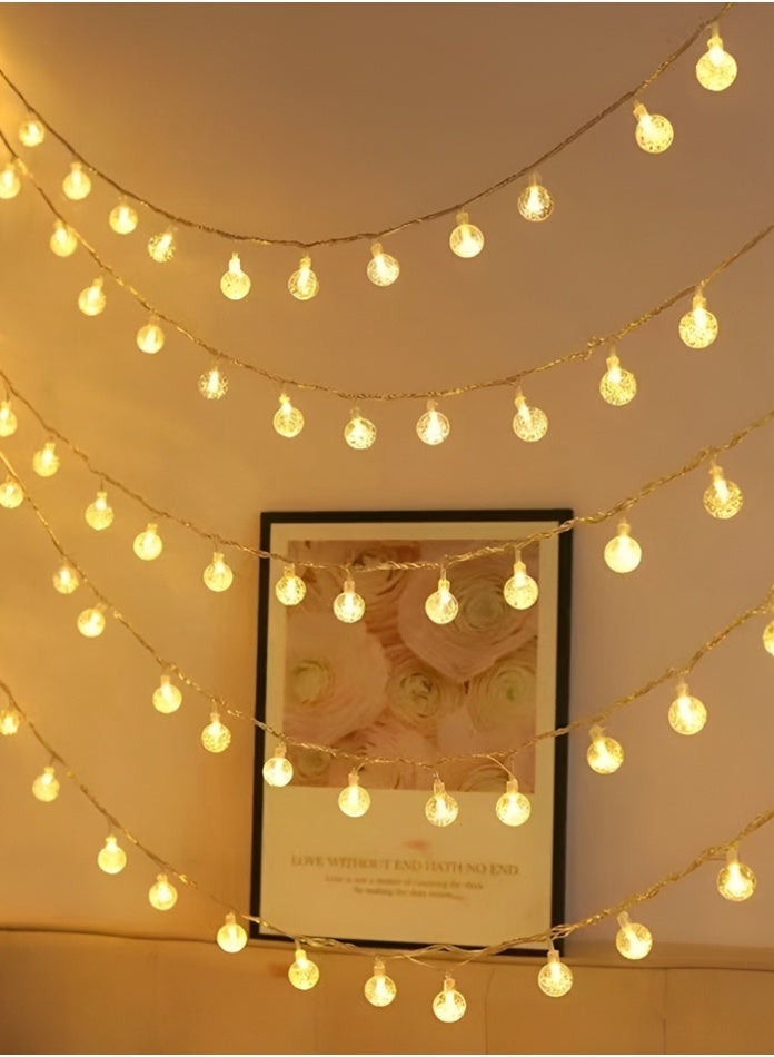 MODI LED String Lights 30m 180 LED Waterproof Warm White for Ramadan Eid Festive Decoration 8 Modes Plug-in - Image 1